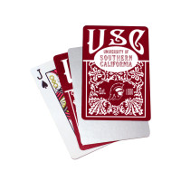 USC Trojans Cardinal and White Classic Deck of Cards